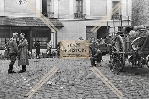 Repro Foto Belgien Frankreich 1940-45 2.WK