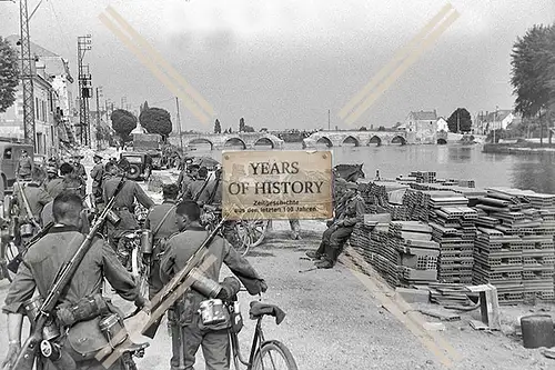 Repro Foto Belgien Frankreich 1940-45 2.WK