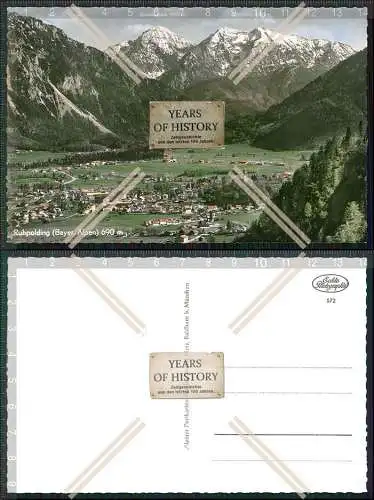 Foto AK Echte Fotografie Ruhpolding bayerische Alpen 
