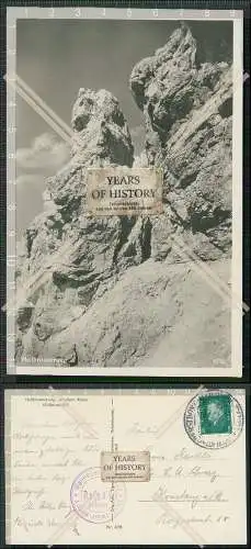 AK Oberstdorf Oberallgäu Heilbronner Törle Felsformation 1929 gel. für Klett