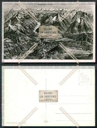 AK Landkarte Berchtesgaden Umgebung Adolf Hitler Haus Obersalzberg und andere B