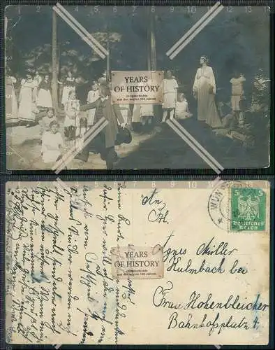 Foto AK Wunsiedel Luisenburg-Festspiele Wald Naturbühne 1926 gel. Fichtelgebirge