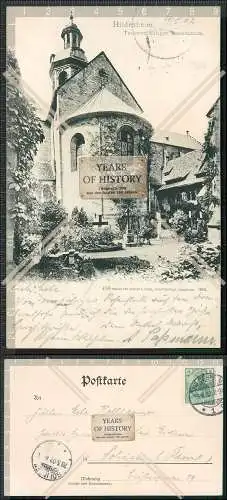 AK Hildesheim in Niedersachsen Tausendjähriger Rosenstock 1902 gelaufen