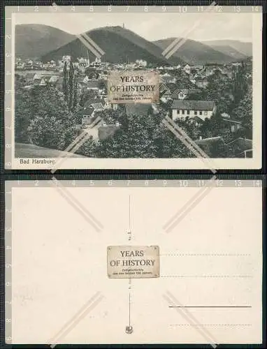 AK Bad Harzburg Panorama von der Kurstadt Karte um 1930