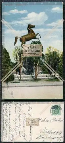 AK Hannover Niedersachsen Sachsenross Pferd Denkmal 1910 gelaufen