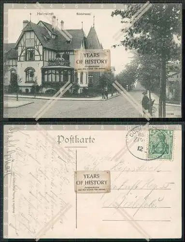 AK Helmstedt Niedersachsen Südstraße 1909 gel. Soldat Musketier von Hannover 