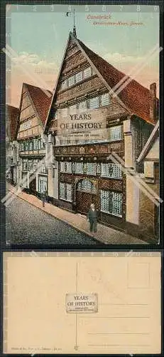 Künstler AK Osnabrück Renaissance Haus Bierstraße um 1905 Trinks und Co. Lei