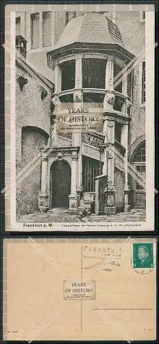 AK Treppe im Haus Limpurg Frankfurt am Main 1931 gelaufen