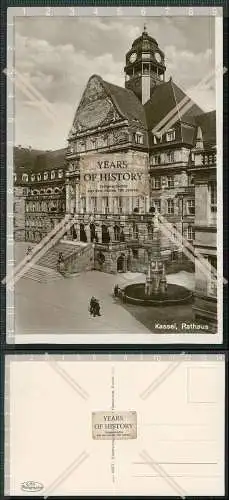Foto AK Kassel Hessen Rathaus Fotokarte um 1920 Kunst Verlagsanstalt Bruno Hans