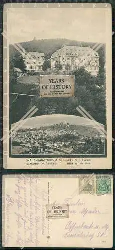 AK Königstein Taunus Blick auf Wald-Sanatorium von Sanitätsrat Dr. Amelung 19