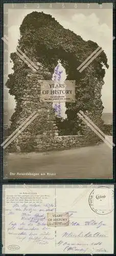 Foto AK Rolandseck Remagen Rhein Rolandsbogen 1925 gelaufen Cekade Karte