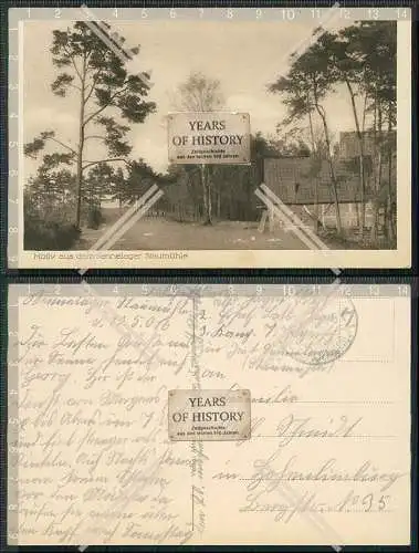 AK Sennelager Staumühle Hövelhof Lippspringe Paderborn 1916 Feldpost gelaufen