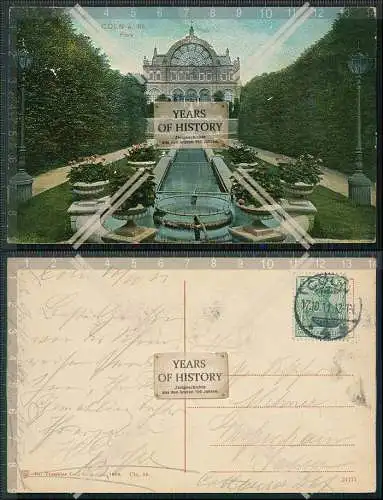 AK Köln am Rhein Flora 1911 gelaufen 