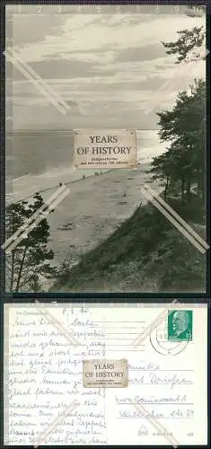 Foto AK am Ostsee Badestrand Karte Rostock DDR 1970 gelaufen