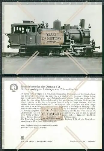 AK Dampflokomotive Tenderlokomotive der Gattung T 26 für den vereinigten Reibu