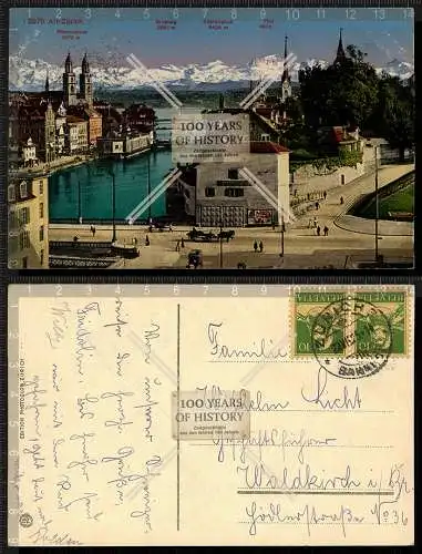 Orig. AK Alt-Zürich gel. 1925