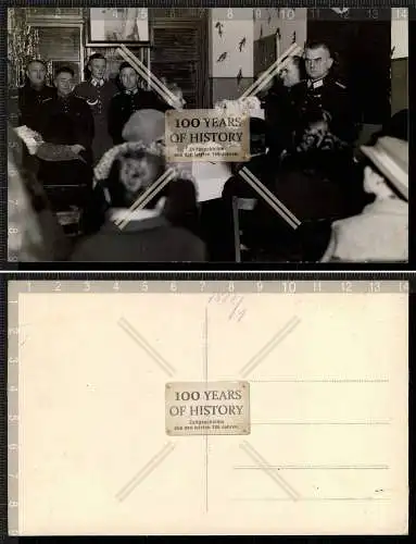 Orig. Foto Polizei Feldgendarmerie Duisburg Weihnachten 1934 4. Polizei Revier