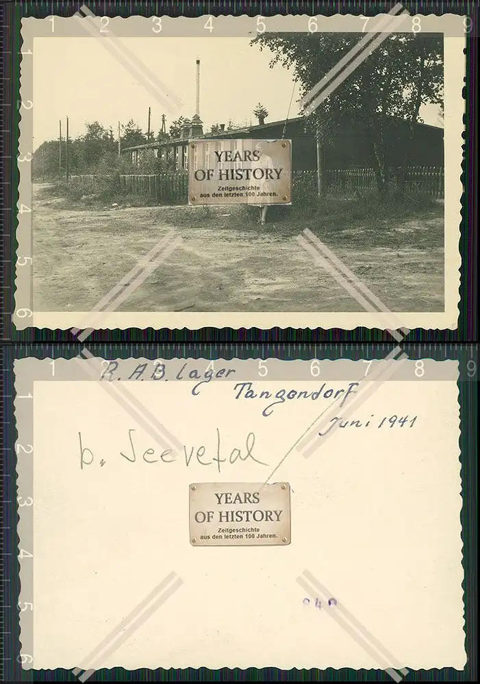 Foto RAD Lager Tangondorf bei Seevetal 1941