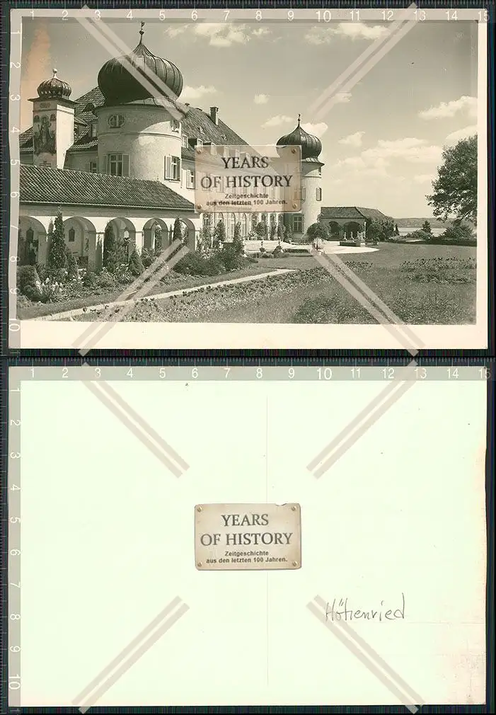 Foto AK Schloss Höhenried Bernried am Starnberger See Karte um 1930