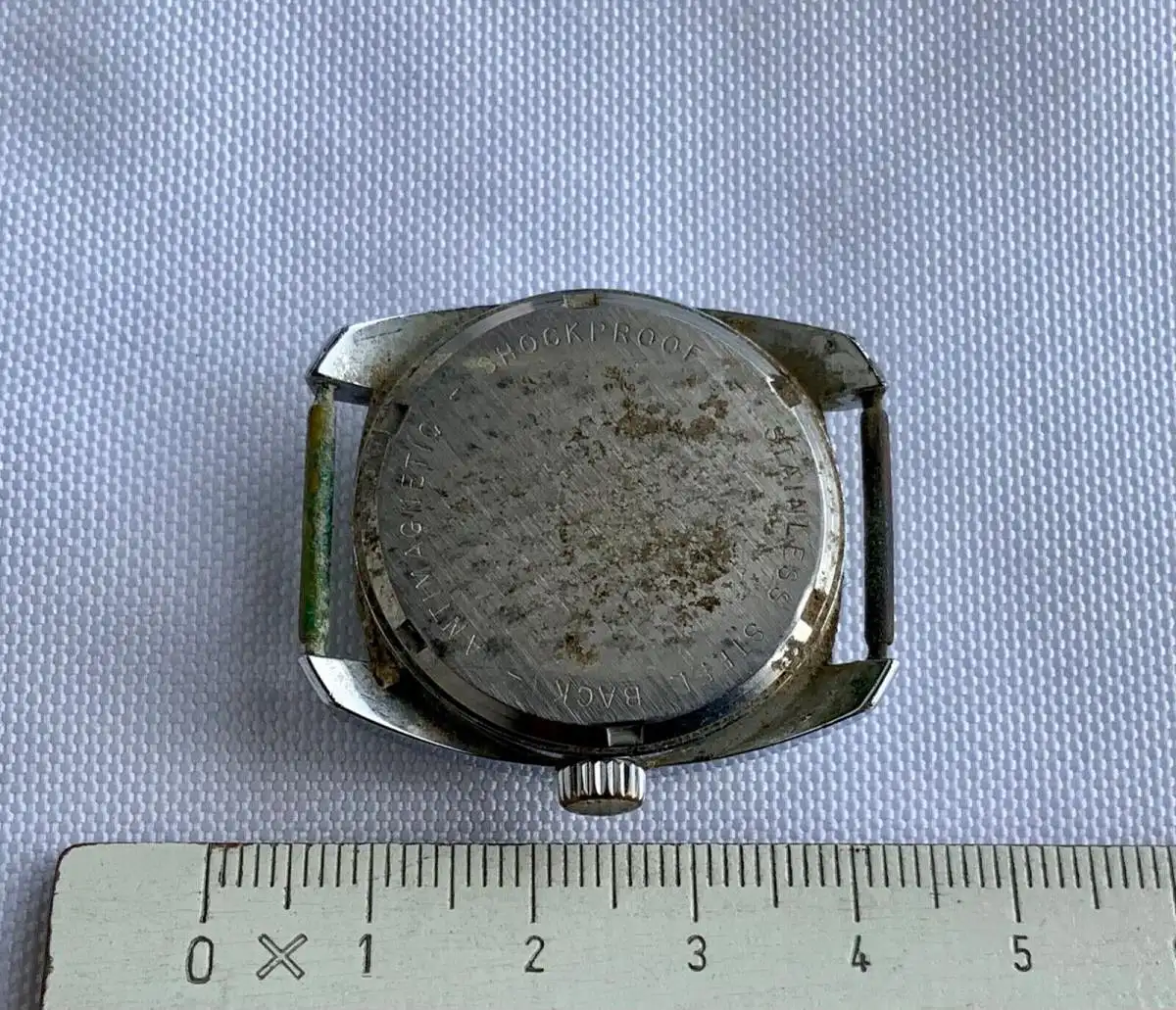 Herrenarmbanduhr Uniona 17 Jewels Shockproof Uhrwerk läuft schlechter Zustand