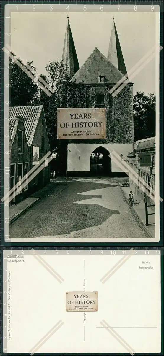 Foto AK Zierikzee Insel Schouwen-Duiveland Zeeland Niederlande Holland um 1940