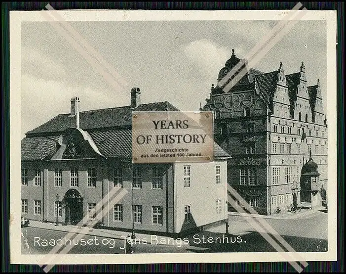 18x Foto Aalborg Dänemark um 1940 Rückseite Klebereste aus Fotoalbum beschädigt