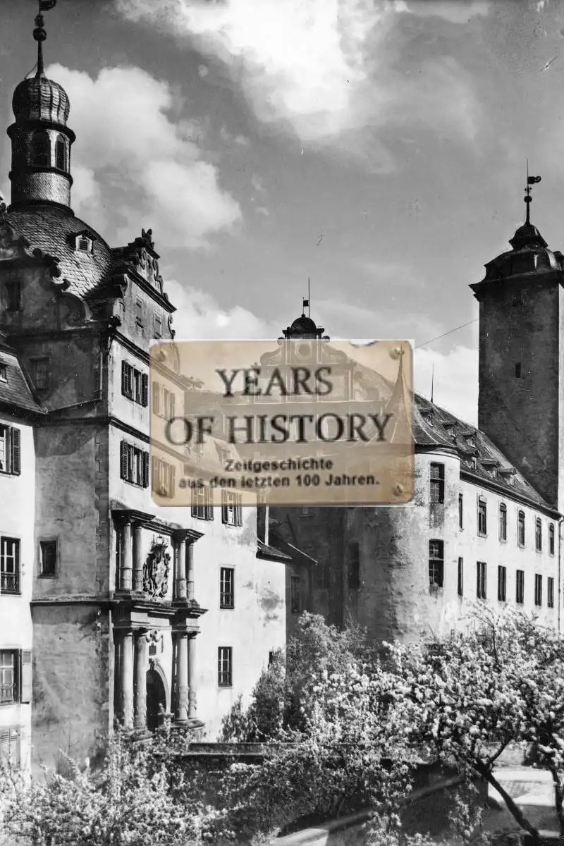 Foto 10x15cm Baden Württemberg Mergentheim mit dem Deutschordensschloss 