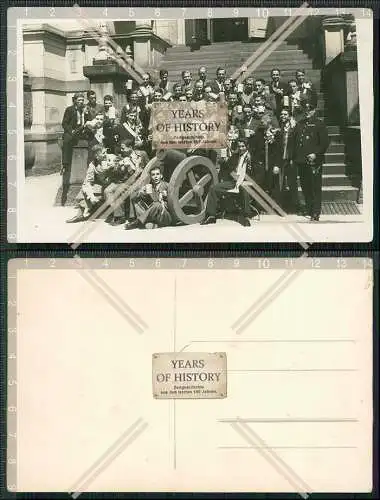 Foto AK Rekruten Gruppenfoto mit Bierkrügen um 1936
