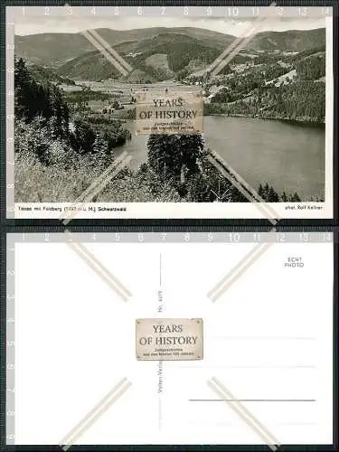 Foto AK Titisee mit Feldberg im Schwarzwald
