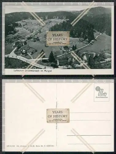 AK Schönmünzach im Murgtal Baiersbronn Panorama 