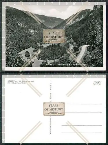 Foto AK Breitnau Höllental Schwarzwald Ravenna Schlucht Viadukt Brücke