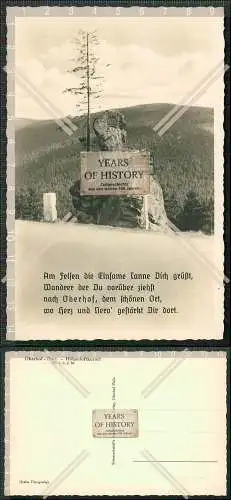 Foto AK Oberhof Thüringen Denkmal Herzog Ernst Berggasthaus Autostraße am Fel