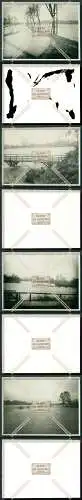Orig. Foto 4x Bunzlau 1933 Boleslawiec Bunzel Niederschlesien Polen Hochwasser 