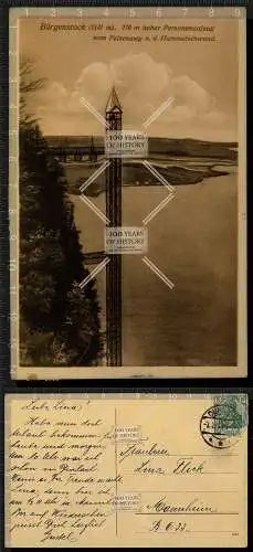 Orig. AK Hammetschwand-Lift Bürgenstock Luzern Schweiz gel. 1914