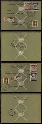 Orig. Brief Briefmarken Stempel Deutsches Reich 1943 nach Schwerin