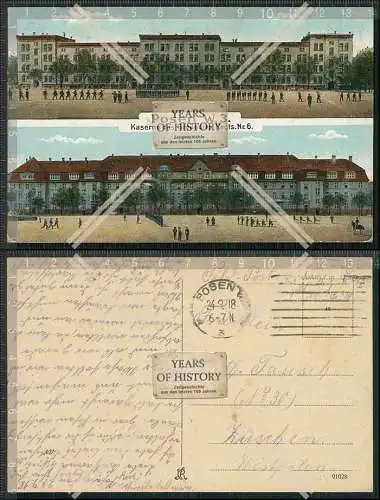 AK Jezyce Jersitz Poznan Posen Kaserne des Gren. Regt. Graf Kleist Nr 6 1918 Fe