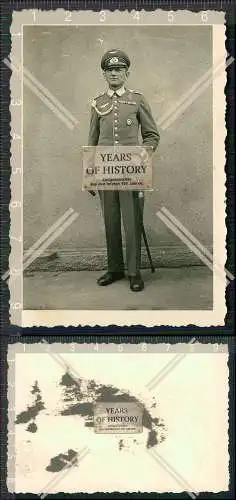 Foto Soldat im Waffenrock Standportrait 1936-38