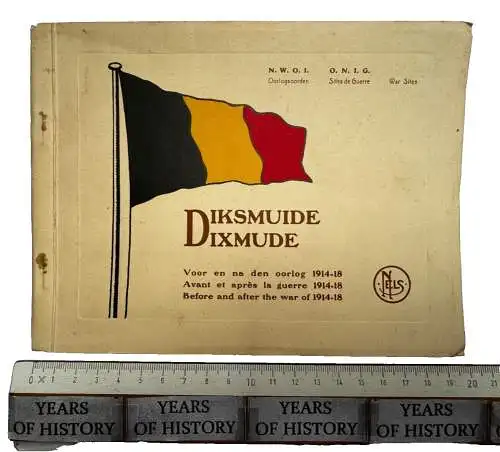 20x AK 1. WK Postkartenheft 19x15 cm - Diksmuide Dixmude Westflandern Belgien
