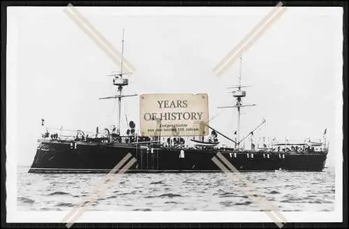 Foto S.M.S. Irene 1888 Kleiner Kreuzer Kaiserliche Marine 