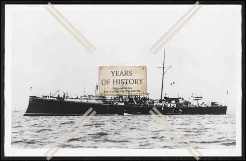 Foto S.M.S. Wacht 1887 Kleiner Kreuzer Kaiserliche Marine 