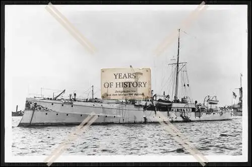 Foto S.M.S. Jagd 1888 Aviso Typschiff Wacht Kaiserliche Marine