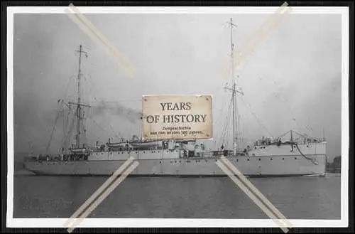 Foto S.M.S. Pelikan 1890 Minenschiff Kaiserlichen Marine