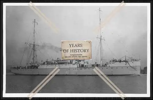 Foto S.M.S. Pelikan 1890 Minenschiff Kaiserlichen Marine  