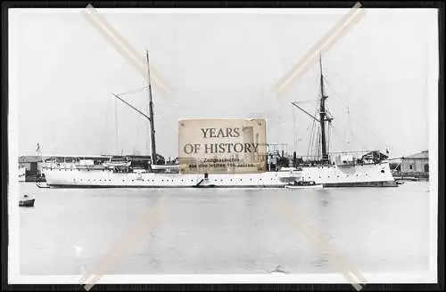 Foto S.M.S. Seeadler 1892 Kleiner ungeschützter Kreuzer Kaiserliche Marine