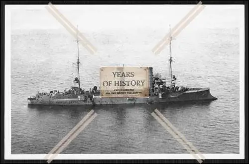 Foto S.M.S. Arcona 1902 Kleiner Kreuzer Kaiserliche Marine