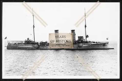 Foto S.M.S. Medusa 1900 Kleiner Kreuzer Kaiserliche Marine 