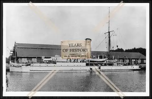 Foto S.M.S. Natter 1880 Panzerkanonenboot Kaiserliche Marine