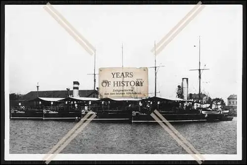 Foto S.M.S. Wespe 1876 Panzerkanonenboot Kaiserliche Marine