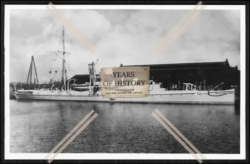 Foto S.M.S. Brummer 1884 Panzerkanonenboot Kaiserliche Marine