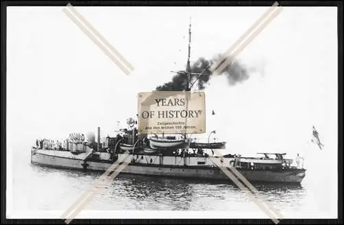 Foto S.M.S. Brummer 1884 Panzerkanonenboot Kaiserliche Marine